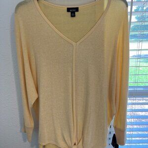 New With Tags Womens Alyx Yellow Sweater Size XL